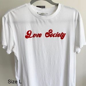 “Love society” tee